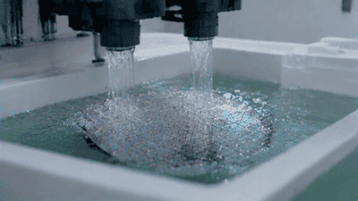 Volume and Purity Upgrades of Electronic-Grade NaOH in Cleaning Processes